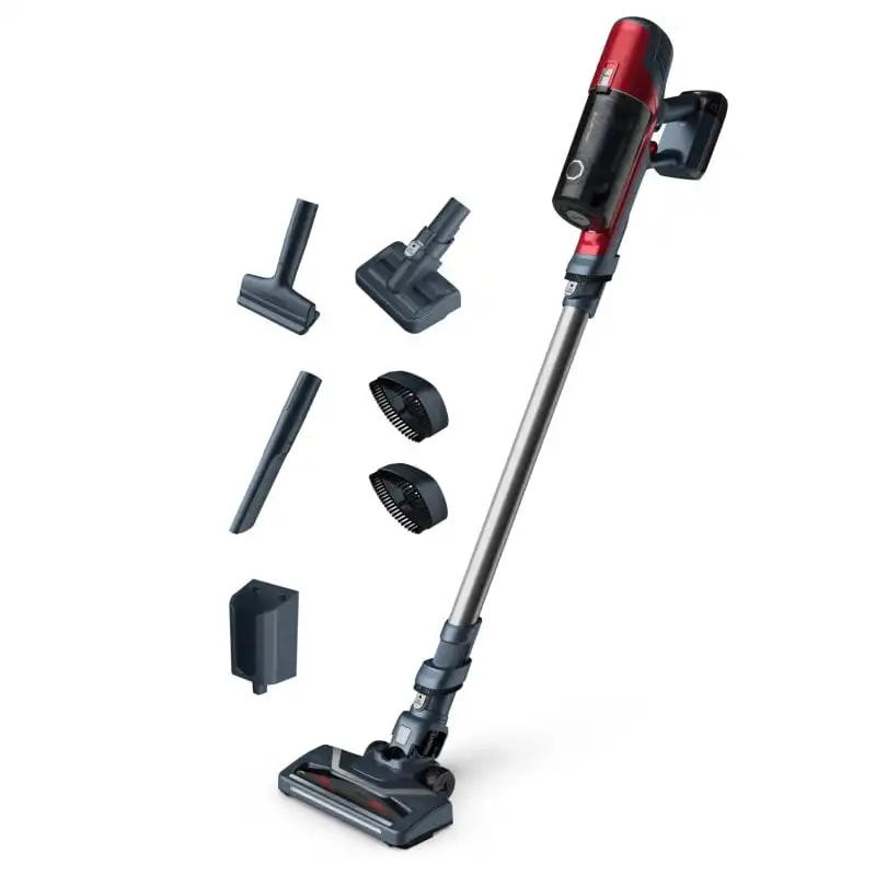 Rowenta RH6877WO X-Pert 6.60 Aspiradora Escoba a Batería 18V Roja/Gris