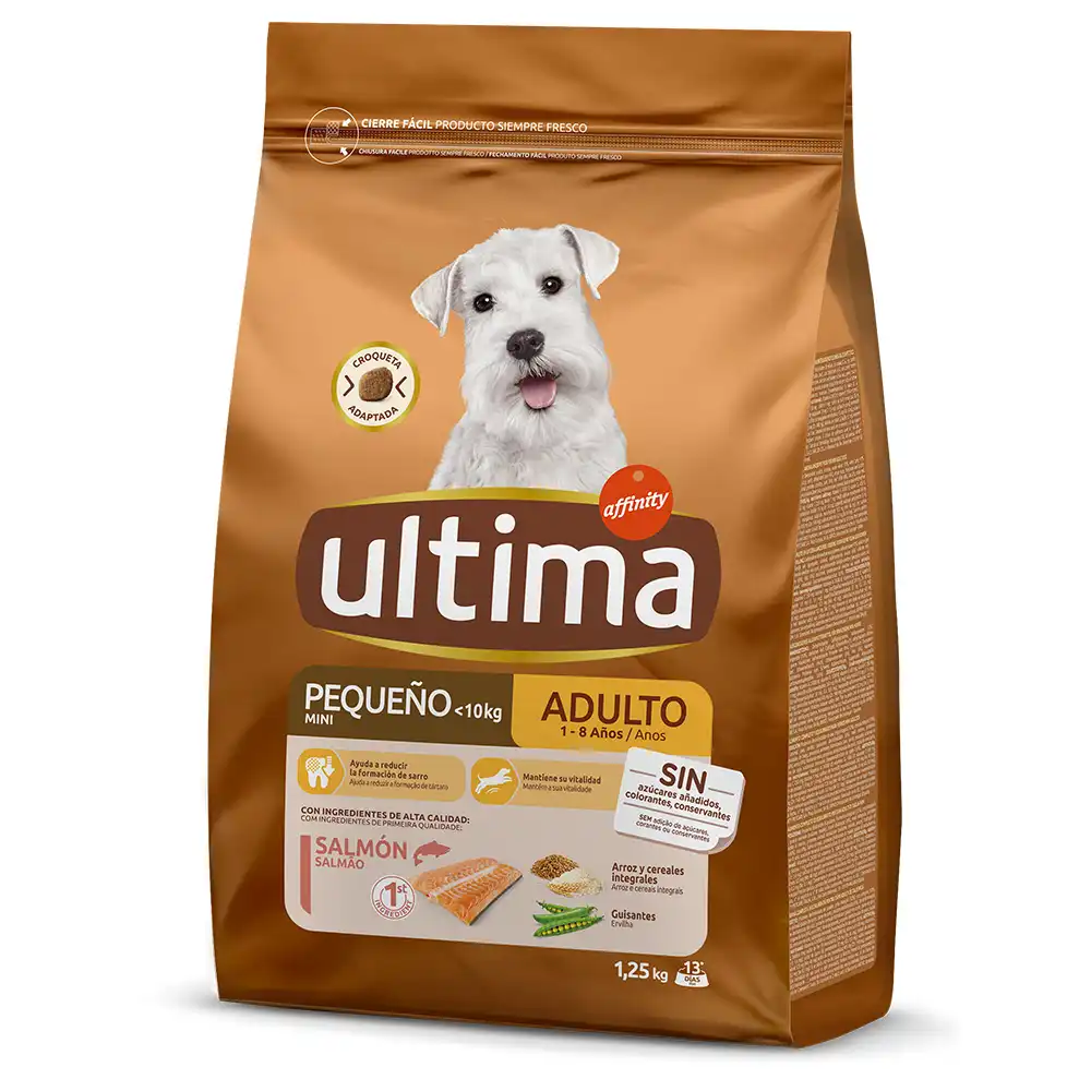 Ultima Mini Adult con salmón - 2,50 kg (2 x 1,25 kg)