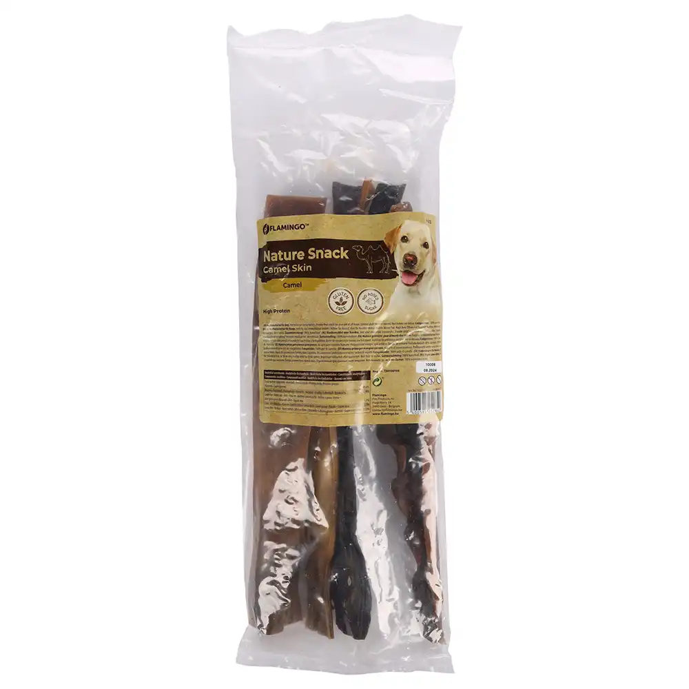 Flamingo Nature Snack Piel de Camello 40 cm - 4 unidades