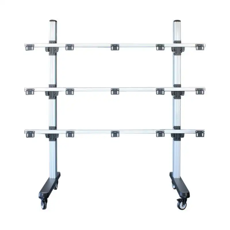 Kimex Soporte para Pantallas LED 2x1.5m Distancia Fijaciones 30mm 50Kg
