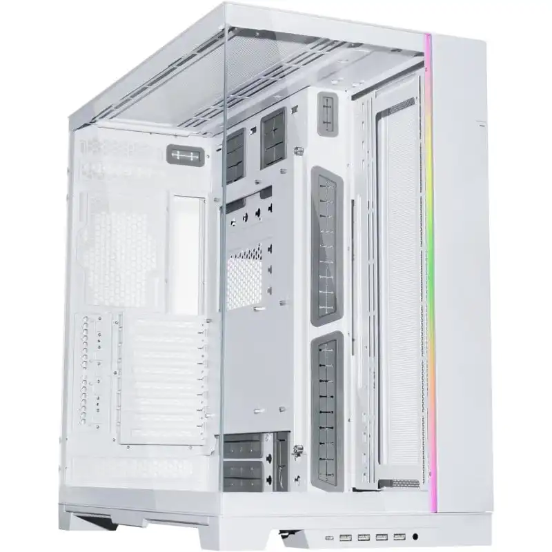 Lian Li O11 Dynamic EVO XL Full Tower Cristal Templado USB-C Blanca