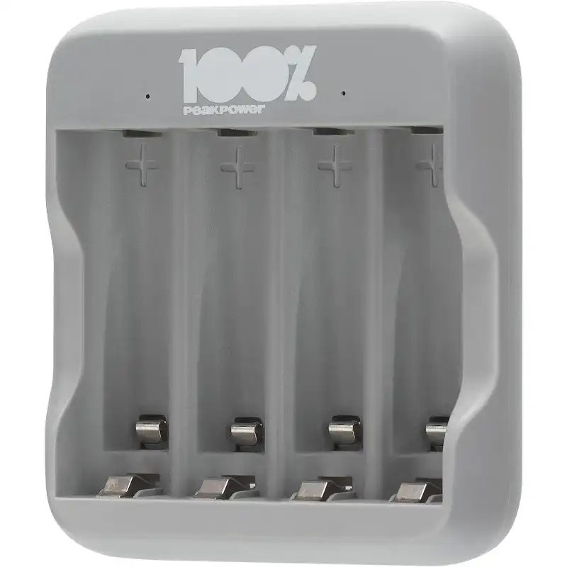 Peakpower U413 Cargador USB de 2 Canales para Pilas Recargables