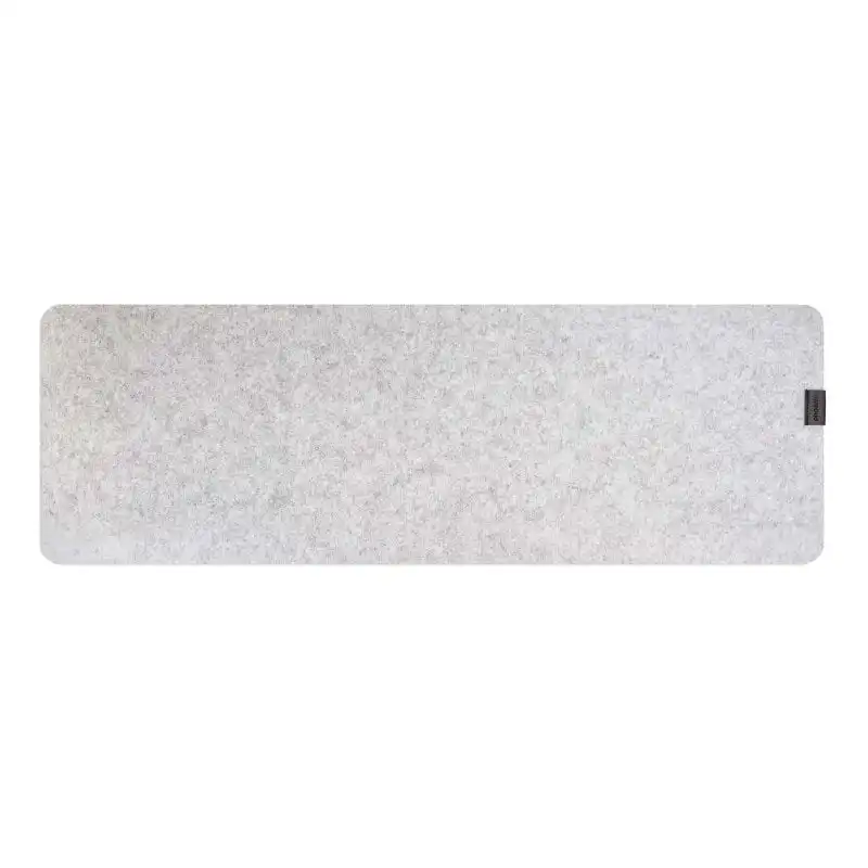 Phoenix Sizigia Alfombrilla Gaming Premium de Fieltro Gris Claro 90x30cm
