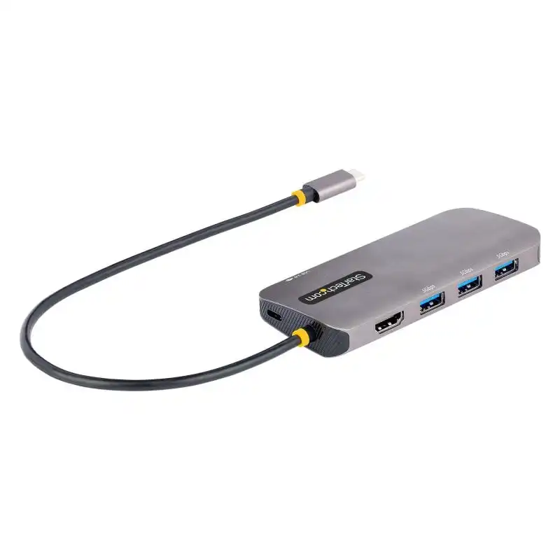 StarTech Docking Station USB-C a HDMI 4K/3x USB 3.2/Gigabit Ethernet/USB-C PD