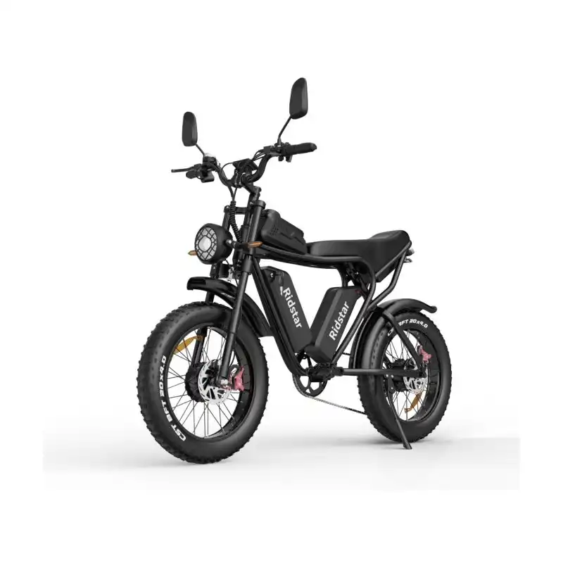 Ridstar Q20 Bicicleta Eléctrica Doble Motor 750w*2 Batería 48v20ah*2 20" Negra