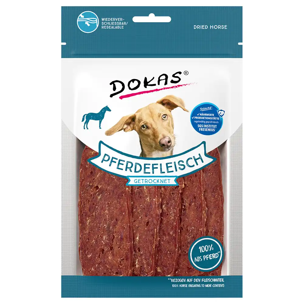 Dokas de carne de caballo seca - aprox. 60 g