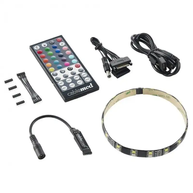 CableMod WideBeam Hybrid Kit Tira LED RGB/W 30cm