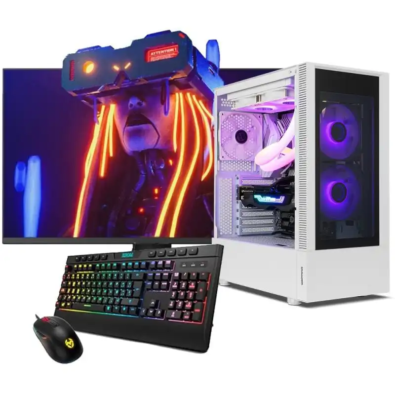 NeoPC Némesis Gaming AMD Ryzen 7 5700G/32GB/1TB SSD/RTX3060/Monitor 27" Fullhd + Teclado Y Ratón