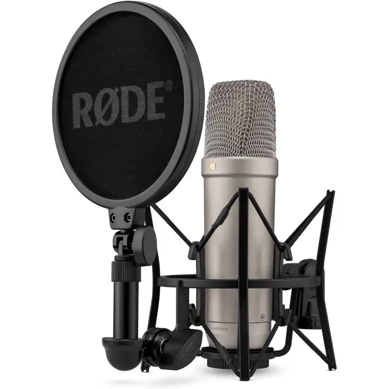 Rode NT1 5a Generación Micrófono con Condensador y Gran Diafragma Plata