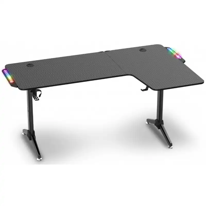 Spirit of Gamer Headquarter 600 Mesa Gaming RGB Negro