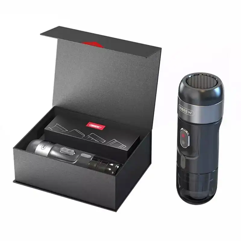 HiBREW H4A Cafetera Portátil 60ml 15 Bares Negra con Caja de Regalo