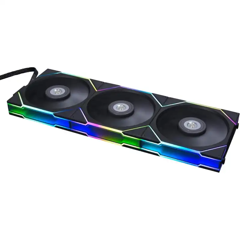 Lian-Li UNI FAN TL Reverse Pack de 3 Ventiladores Suplementarios 120 mm Negros