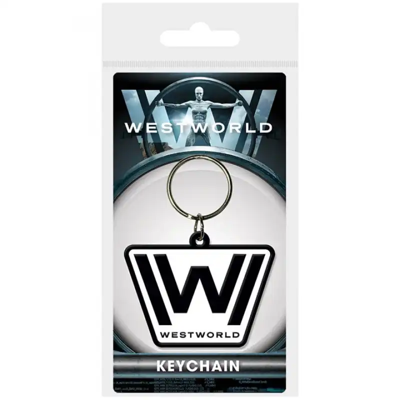 Pyramid Llavero Westworld Logo