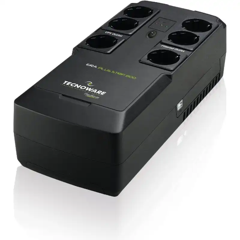 Tecnoware Era Plus Strip 800 SAI Línea Interactiva 800VA 560W con 6 Salidas Schuko