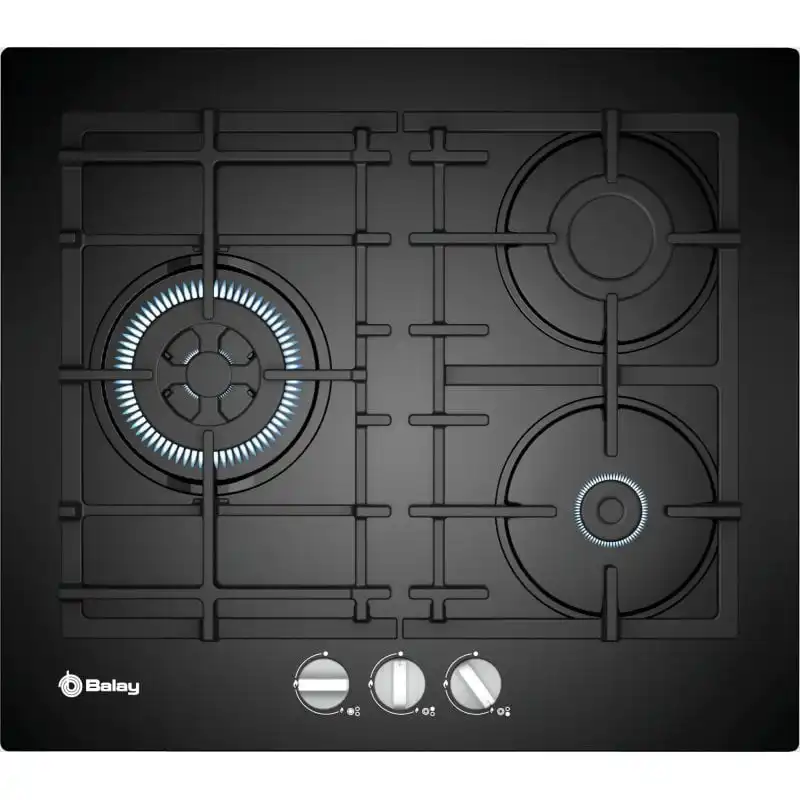 Balay 3ETG563HB Placa de Gas 3 Zonas 60cm Negra