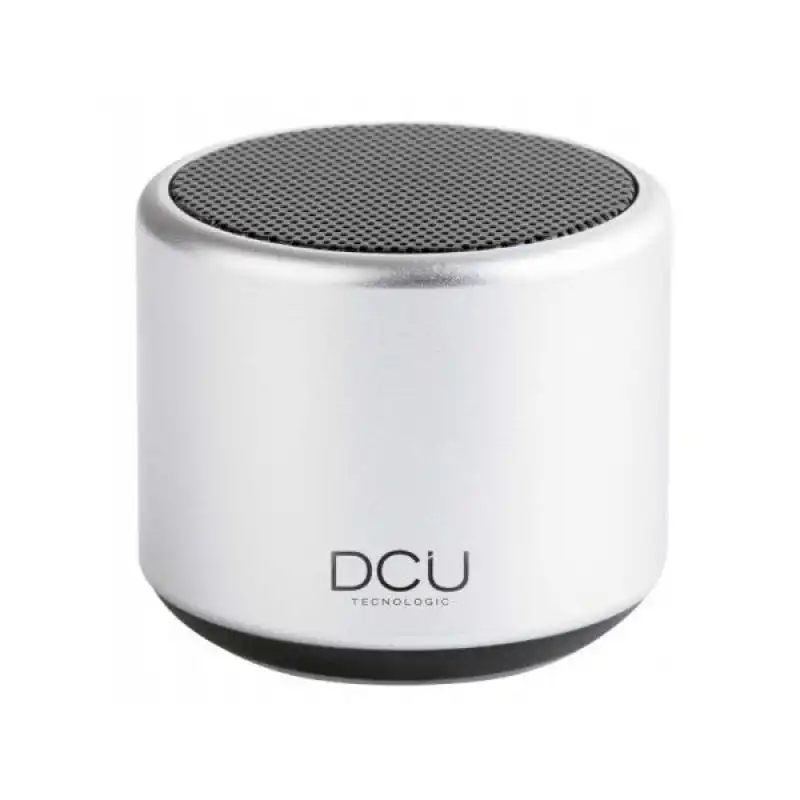 DCU Tecnologic Mini Altavoz Bluetooth 3W Plata