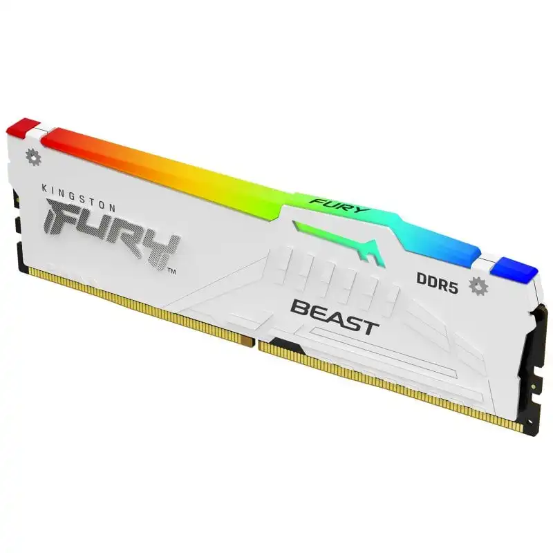 Kingston FURY Beast DDR5 RGB 6000MHz 16GB CL36 AMD EXPO Blanca
