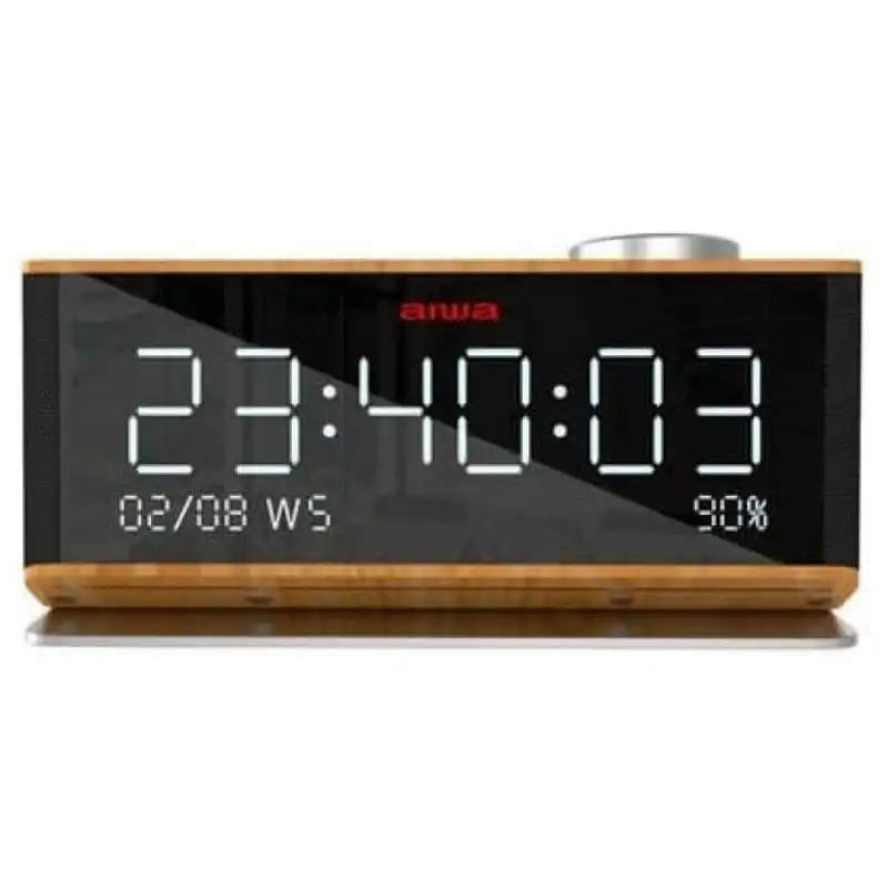 Aiwa CR-90BT Radio Despertador Madera