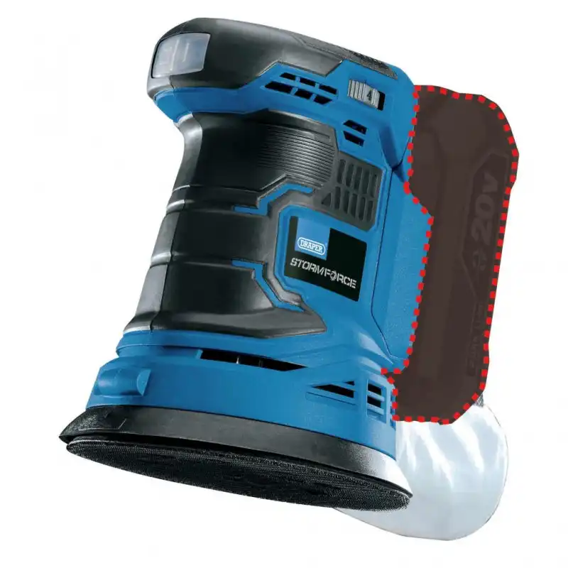 Draper Tools Storm Force Lijadora Aleatoria Orbital 20V