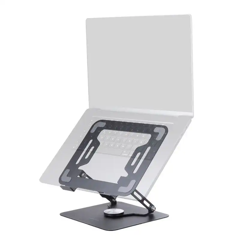 Mars Gaming MA-RSN Soporte para Portátiles y Tablets hasta 17" Ajuste Altura Rotación 360º Negro