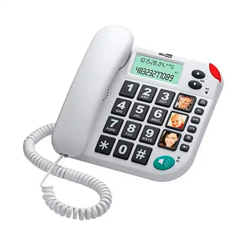 Maxcom KXT480 Teléfono de Sobremesa Blanco