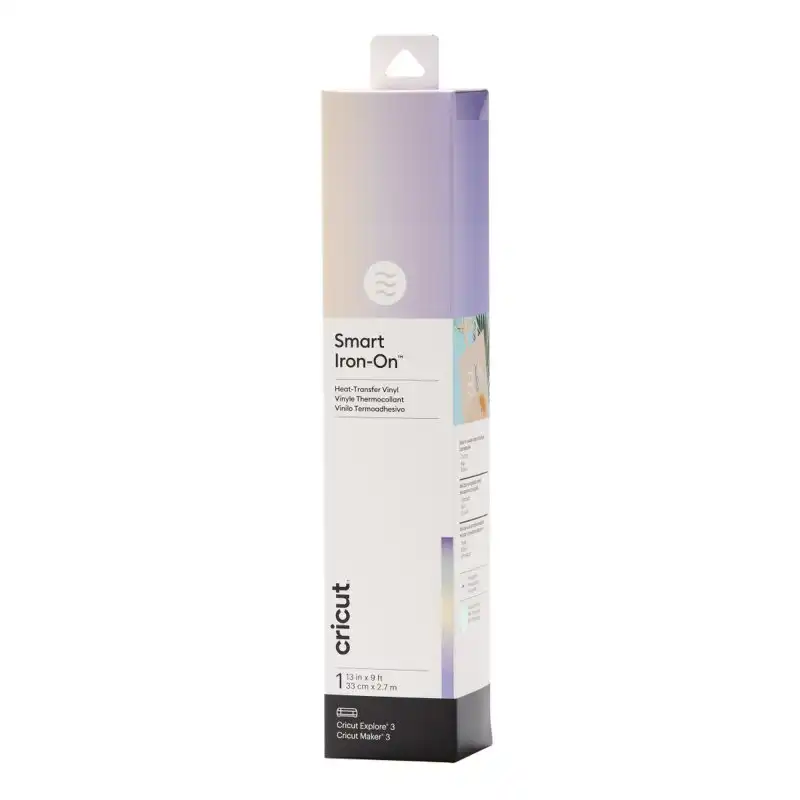Cricut Smart Iron-On Vinilo de Transferencia Térmica 30x273cm Holographic Transblue