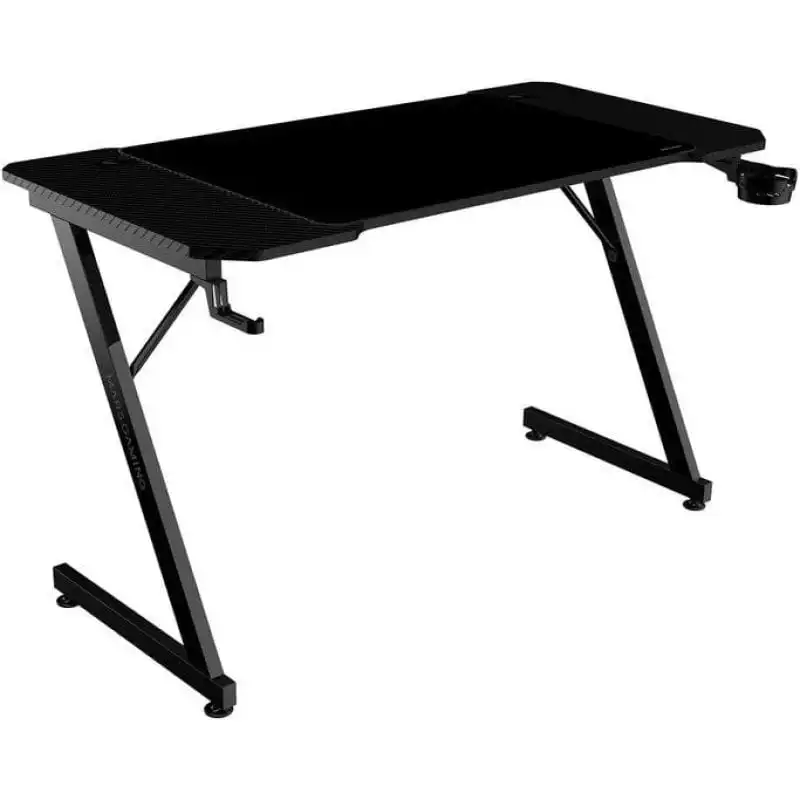Mars Gaming MGD-x120 Mesa Ergonómica Alfombrilla XXL Soporte Auriculares y Bebida 120x60cm Negro