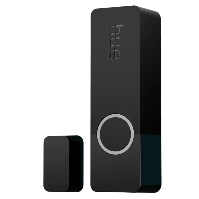 Philips Hue Secure Contact Sensor Sensor de Contacto Inteligente para Ventanas y Puertas Negro