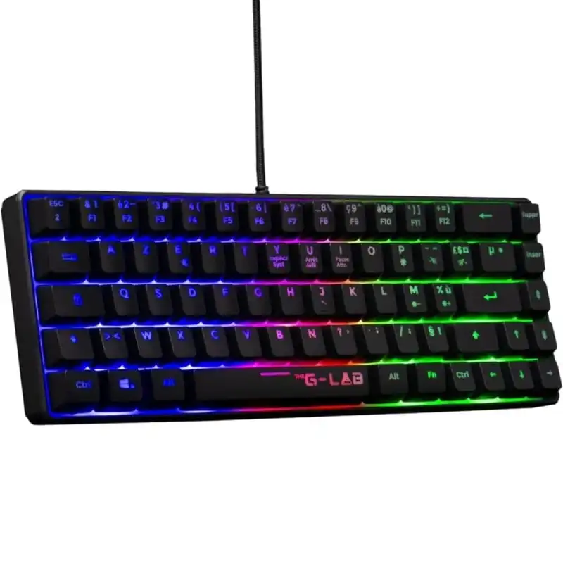 The G-lab Keyz Hydrogen Teclado Semi Mecánico Multicolor Pc/PS4/PS5/2024