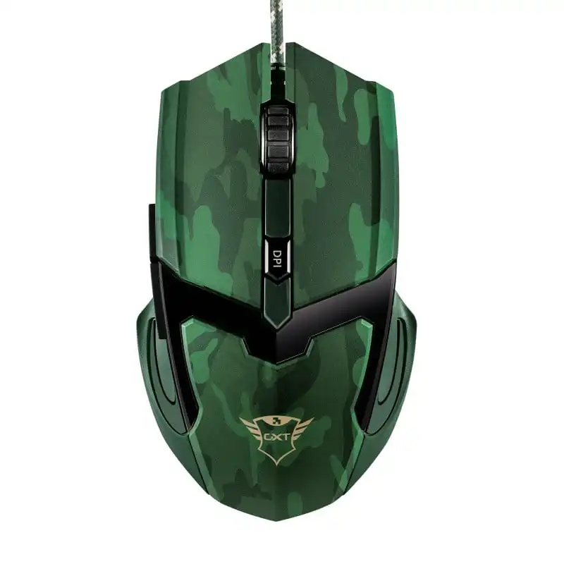 Trust GXT 101D Gav Ratón Gaming 4800DPI Verde