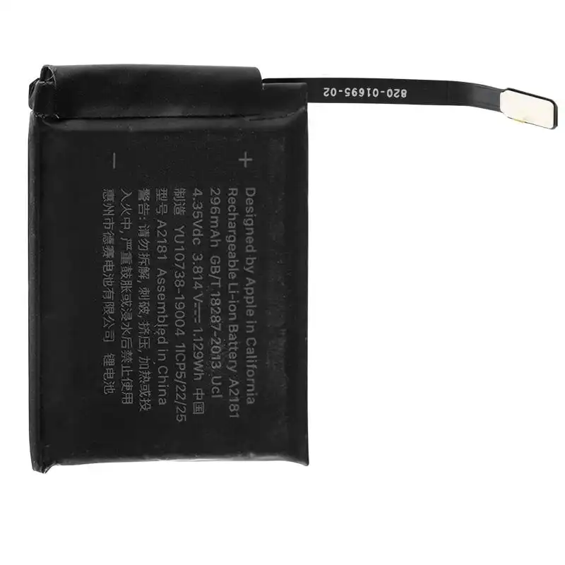 Clapio Batería Interna para Apple Watch Series 5 y Se (44mm) 296mAh