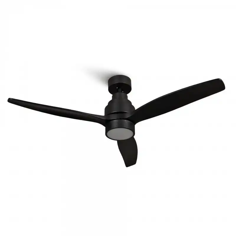 Mellerware Brizy Bright Ventilador de Techo con Luz y Mando 45W Negro
