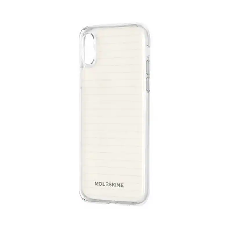 Moleskine Funda Transparente con Plantillas de Papel para iPhone XR