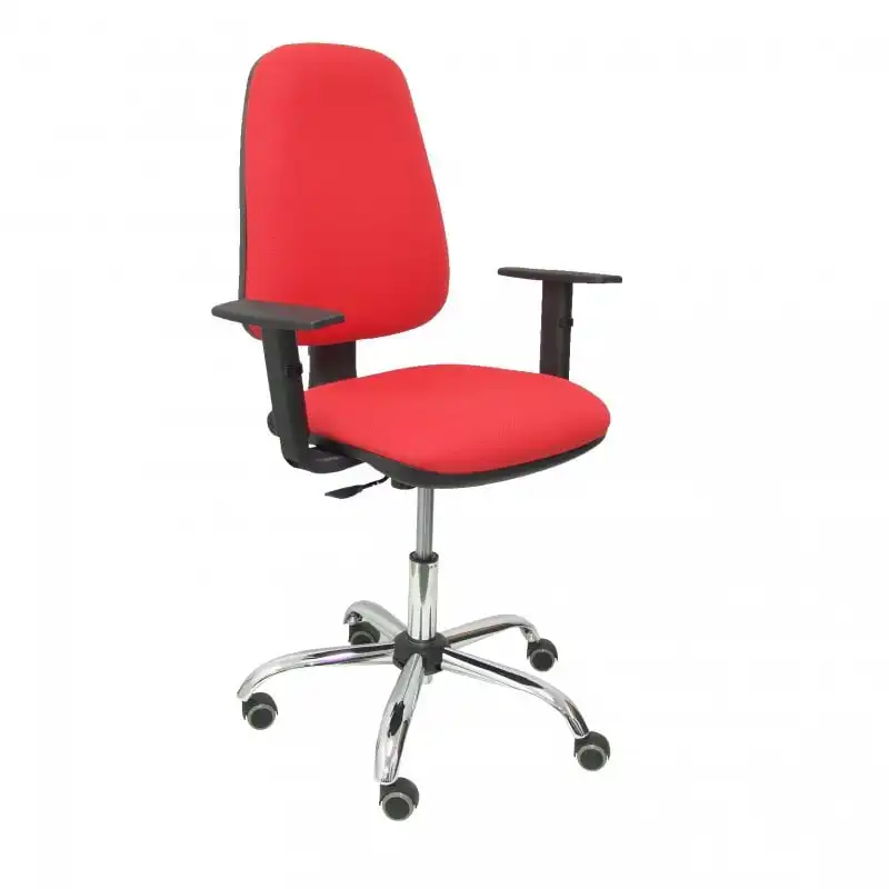 Piqueras y Crespo Socovos Silla Bali Rojo con Brazos Regulables
