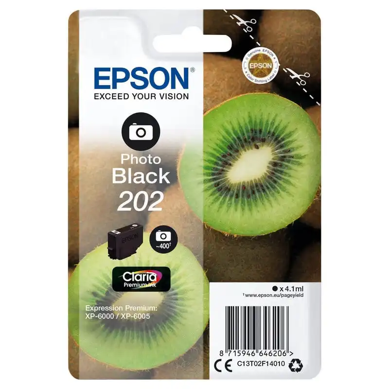 Epson 202 Cartucho de Tinta Negro Foto