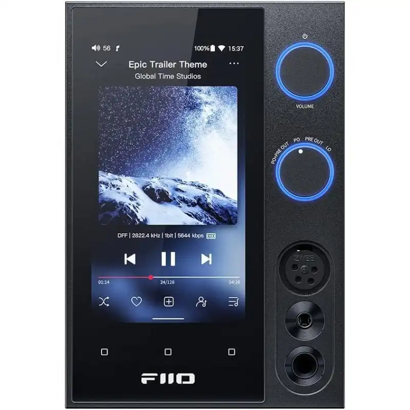 FiiO R7 Dispositivo HiFi Todo en Uno Amplificador/DAC y Streamer de Escritorio