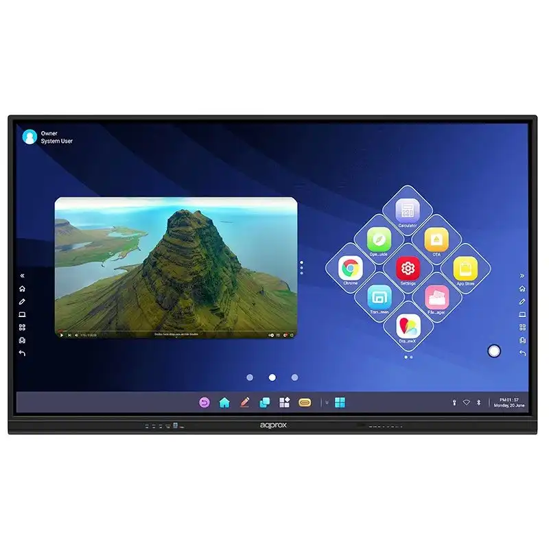 Approx appTSM86+ 86" Pantalla Interactiva LED UltraHD 4K