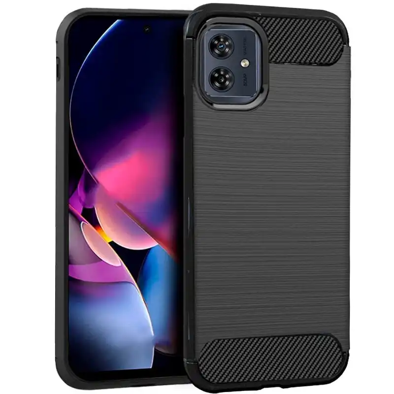 Cool Carcasa Carbón Negro para Motorola Moto G54 5G