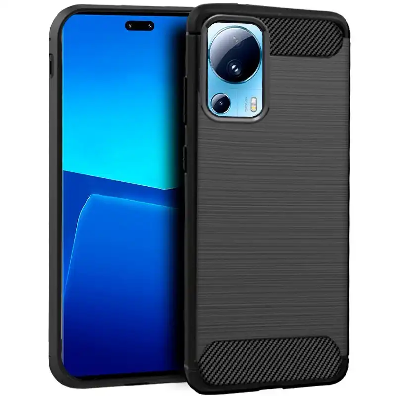 Cool Carcasa Carbón Negro para Xiaomi 13 Lite
