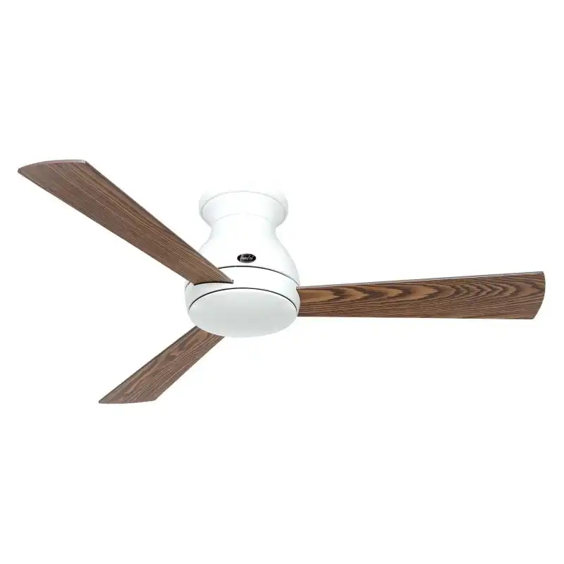 CasaFan Eco Pallas 116 WE-EA/NB Ventilador de Techo Ecológico con Motor Luz Mando y Aspas Reversibles 20W