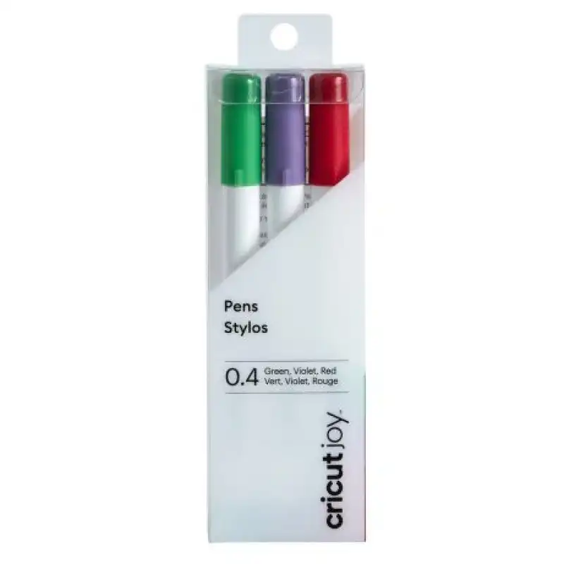 Cricut Joy Juego de Tres Rotuladores de Punta Fina 0,4mm