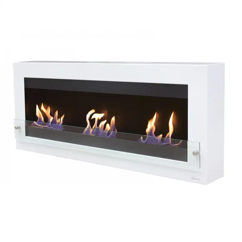 Purline Melibea Biochimenea Mural Hasta 6kW Blanco/Negro