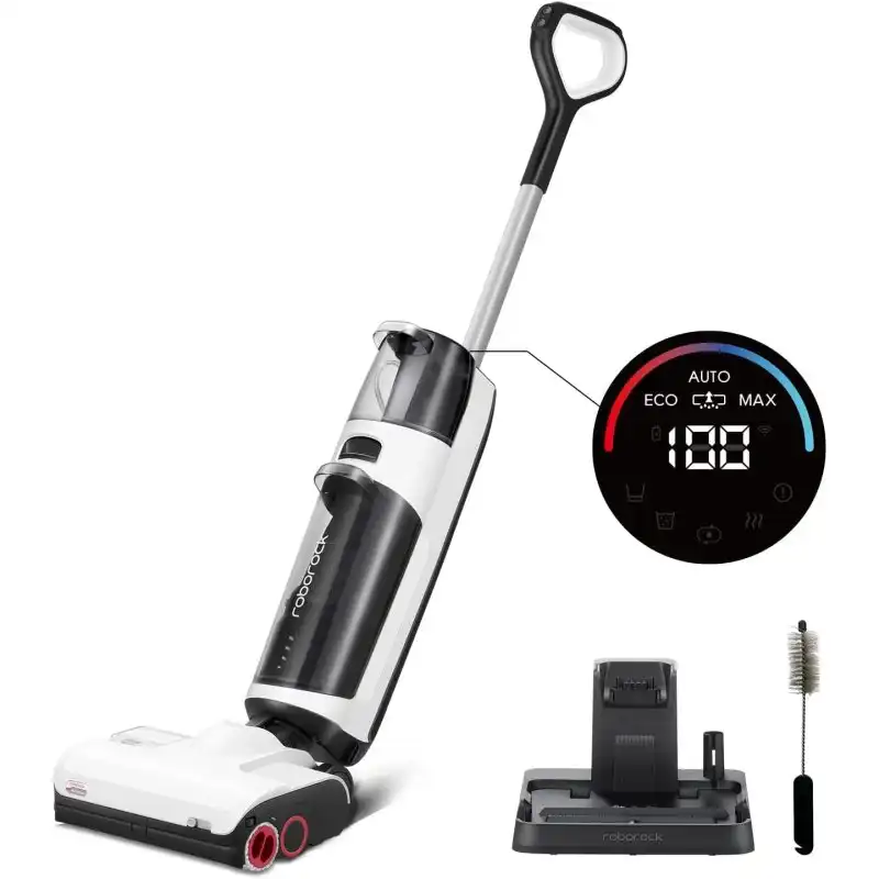 Roborock Dyad Pro Aspiradora Escoba Seco/Húmedo sin Cable 260W Negra/Blanca