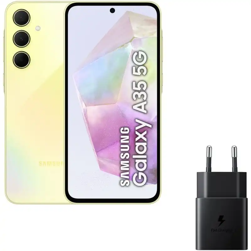 Galaxy A35 5G 8/256GB Amarillo Libre + Cargador