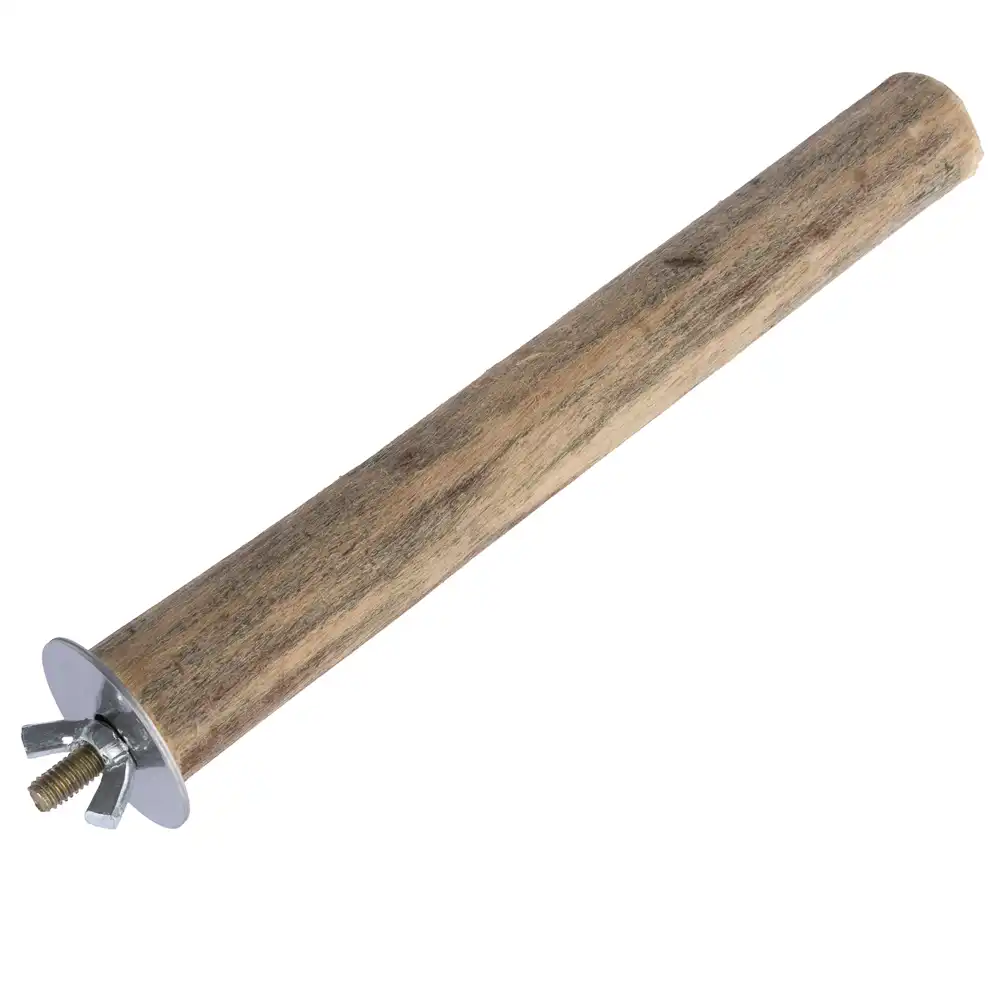 Percha de madera natural TIAKI - Talla S: 2 - 3 x 20 cm (Diám x L)