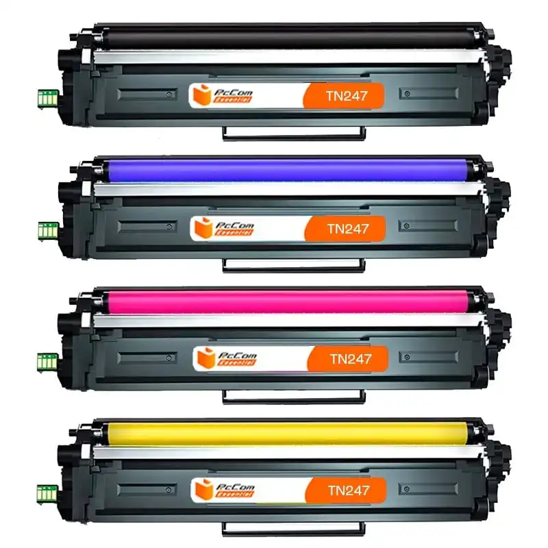 Pccom Essential Brother TN247/TN243 Tóner Compatible Negro/Cian/Magenta/Amarillo Pack 4
