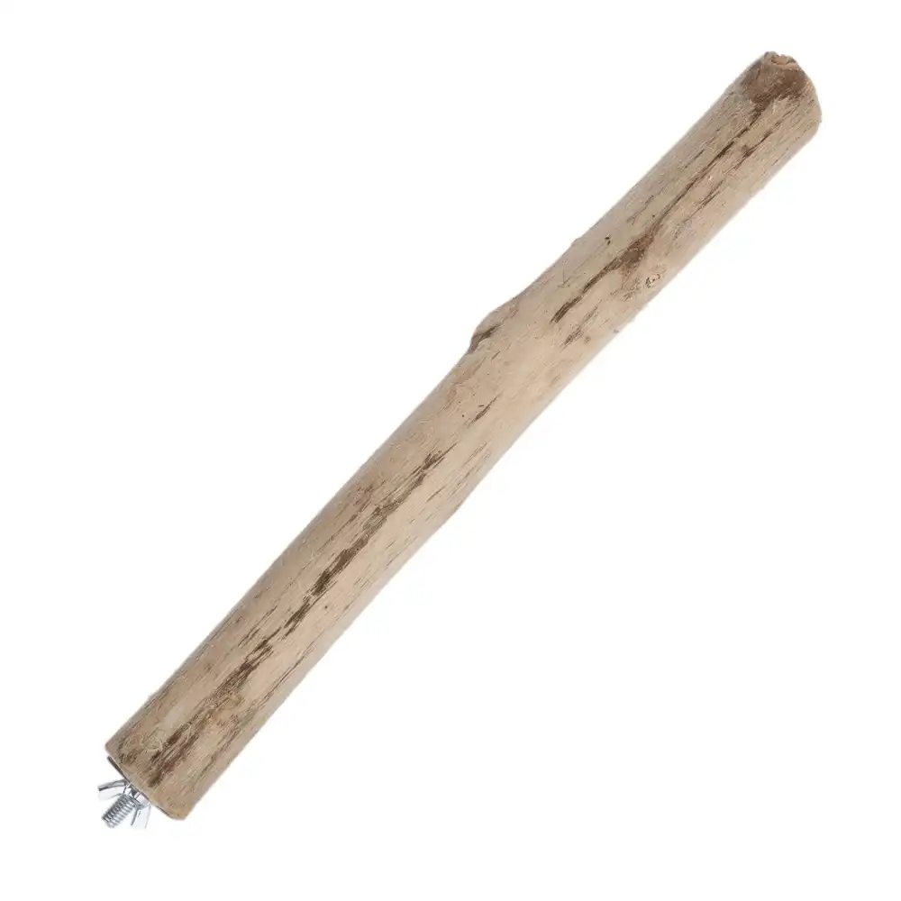 Percha de madera natural TIAKI - Talla L: 4 - 6 x 40 cm (Diám x L)