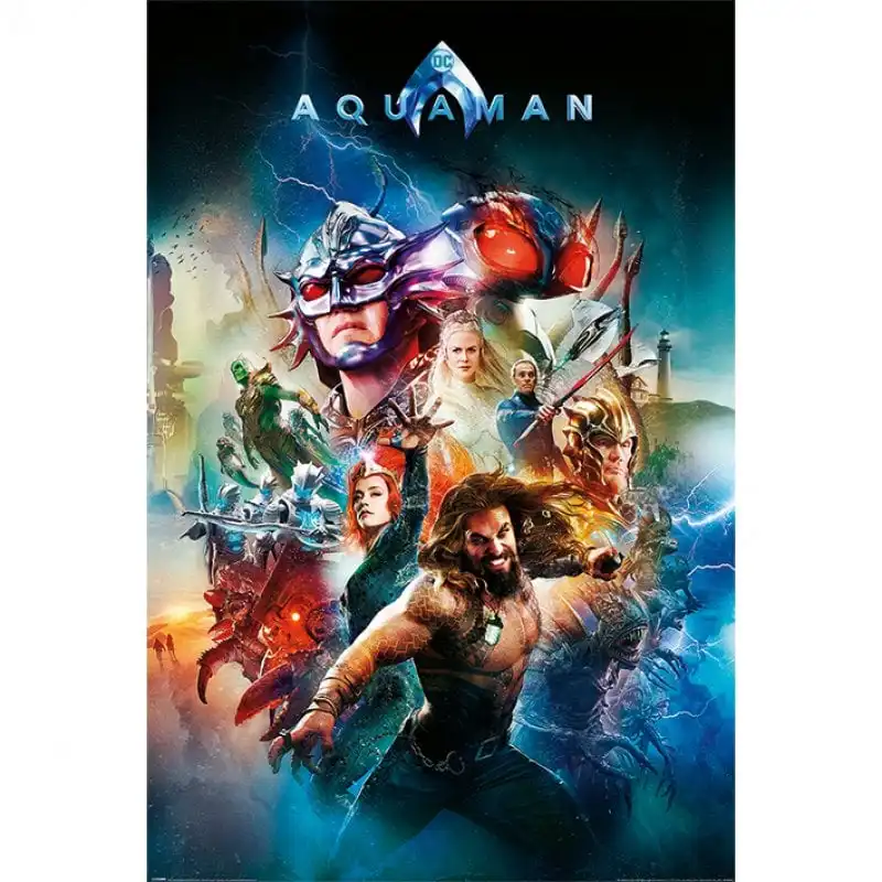 Pyramid Maxi Póster DC Comics Aquaman Batalla de Atlantis 91.5x61cm