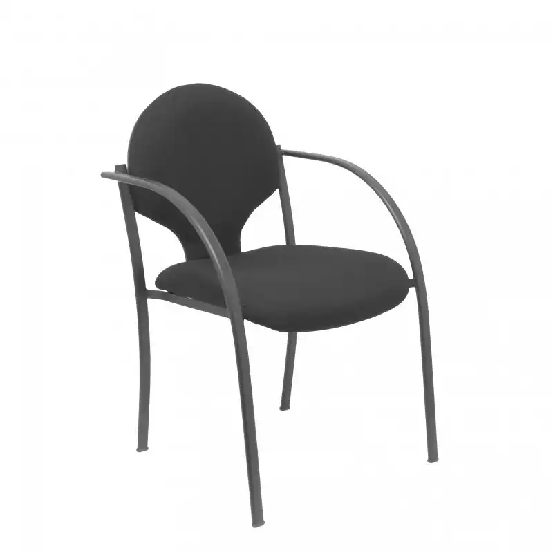 Piqueras y Crespo Hellin Pack de 2 Sillas Chasis Negro Bali Negro