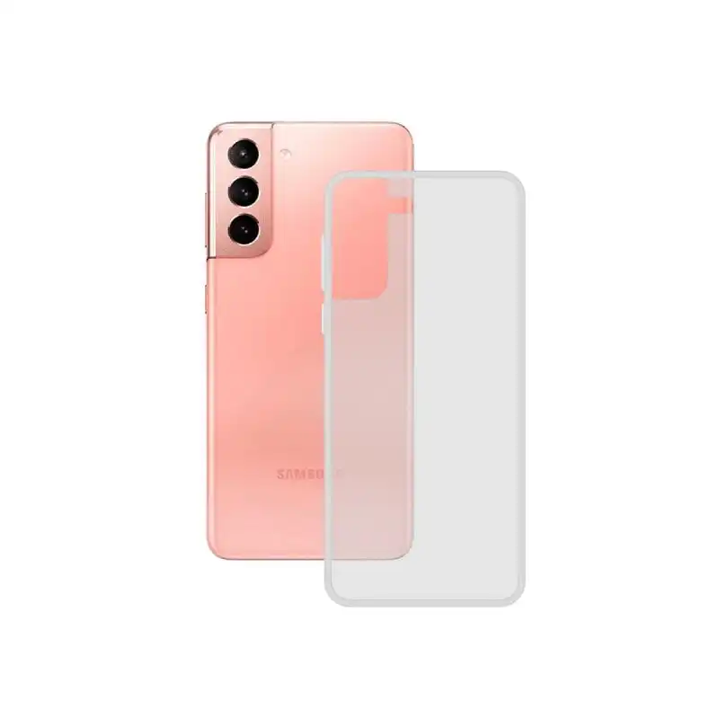 Ksix Funda Flex TPU Gruesa Transparente para Samsung Galaxy S21 Ultra 5G
